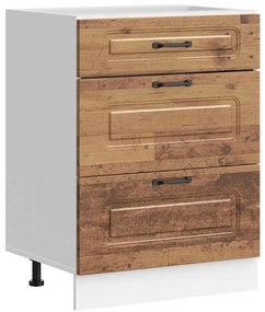 854287 vidaXL Кухненски шкаф, "Kalmar", старо дърво, инженерно дърво