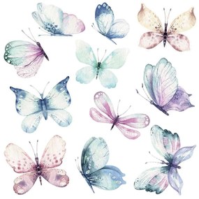 Декоративни стикери за стена Watercolour Butterflies Ango