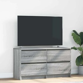 861801 vidaXL ТВ шкаф Grey Sonoma 100x35x54 cm Инженерна дървесина