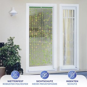 Жълто-зелено перде за врата 90x190 cm Sunflowers – Maximex