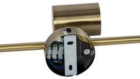 Модерен прожектор бронз наклоняем 3-светлина - Jeana