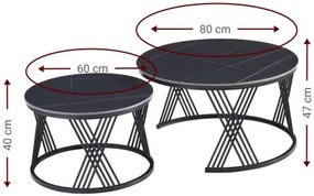 Холни маси Horan-черно