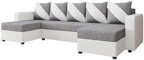 Ъглов диван Astana U-White