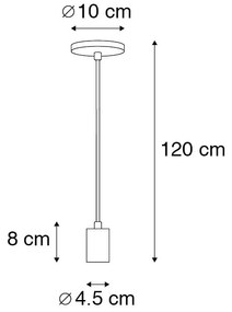 Индустриален висящ аплик мед - Facil