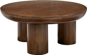 Холна маса atmosphera Stambh, Мангово Дърво, 90 cm