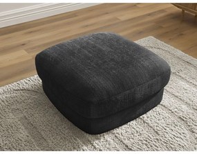 Черна шенилова табуретка Leonore – Bobochic Paris