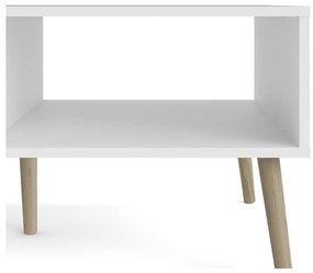 Бяла масичка за кафе , 99 x 60 cm Oslo - Tvilum