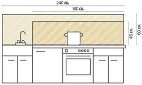 Wall protection Beige Stones XL