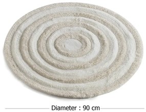 Килимче за баня Кръгло , ⌀ 90 cm - Foutastic
