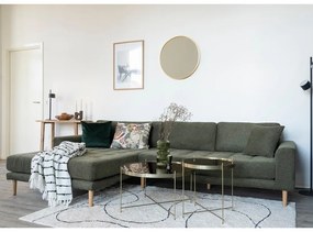 Кръгла масичка за кафе в златисто ø 48 cm Venezia - House Nordic