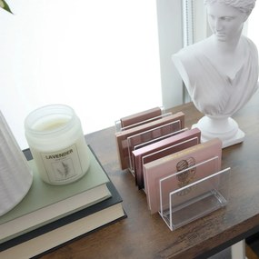 Козметичен органайзер за баня, изработен от рециклирана пластмаса Palette Station - iDesign