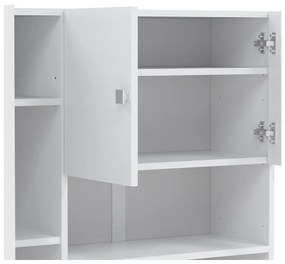 Бял шкаф за баня 90x182 cm Combi - TemaHome