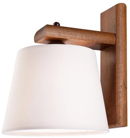 Стенно осветително тяло 1xE27/60W/230V дъб