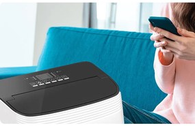 Мобилен климатик Tesla TTMYW-12CHW, 12000 BTU, Клас А, Wi-Fi, I sleep, 3 скорости, LED дисплей, Дистанционно, Бял
