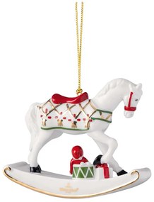 CHRISTMAS CLASSICS ROCKING HORSE КОЛЕДНА ВИСУЛКА ЗА ЕЛХА КОНЧЕ 10 СМ