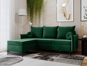 Ъглов диван Leon L-Prasino-Left