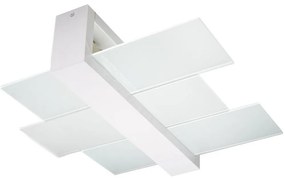 Brilagi - LED таванен плафон HERA 2xE27/7,5W/230V бял