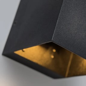 Комплект от 4 модерни стенни лампи черни - Transfer