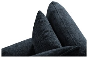 Тъмносин ъглов диван (десен ъгъл) Matera - Cosmopolitan Design