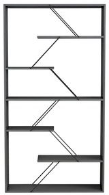 Библиотека Тарс 84х157 - HM2240.20 сив цвят