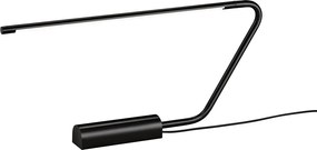 Черна LED настолна лампа (височина 33 cm) Olea – Trio Select