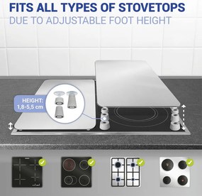 Комплект от 2 стъклени аспиратора Universal Silver - Wenko