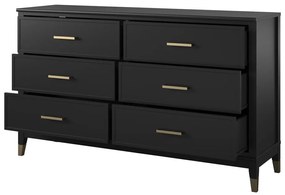 Черен скрин , 144 x 85 cm Westerleigh - CosmoLiving by Cosmopolitan