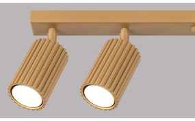 Прожектор в златист цвят 6,5x117 cm Gleam – Sollux