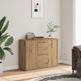 855893 vidaXL Сайдборд, дъб артизан, 88x30x64 см, инженерно дърво