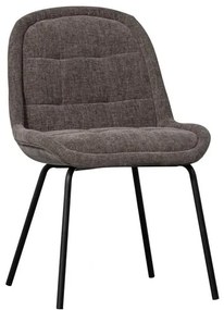 Сиви кадифени трапезни столове в комплект 2 бр. Crate – WOOOD