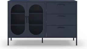 Тъмносин скрин 140x90 cm Diora – Marckeric