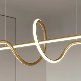 Лампа LED LHJ038-CP BRUSH GOLD
