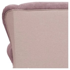 Розов шезлонг от рипсено кадифе Lord – Ropez
