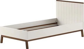 Бежово детско легло 90x200 cm от масивен бор без ламелно дъно Sezane – Vipack