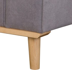 Сив диван 193 cm Beata - Ropez