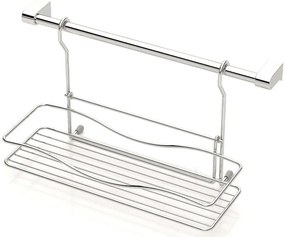 ЕТАЖЕРКА TEKNO TEL MG-041 , 1ниво с релса , хром