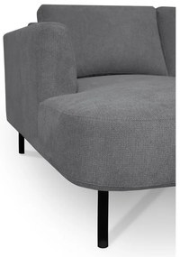 Тъмносив ъглов диван (десен ъгъл/"U" форма) Hero – Scandic