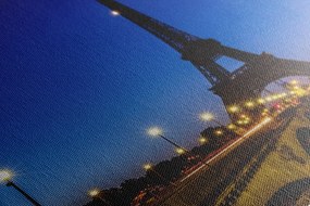 Картина на платно – Айфеловата кула през нощта