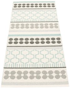 Сив и тюркоазен килим за открито и закрито 70x90 cm Asta Pale Turquoise – Pappelina