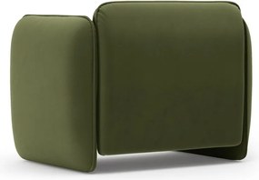 Зелено кадифено кресло Georgia – Micadoni