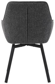 Сив трапезен стол Alma – Unique Furniture