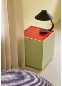 Черна LED затъмняваща се настолна лампа (височина 31 cm) Muri – Hübsch