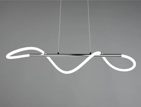 Метално LED затъмняващо се висящо осветително тяло в сребрист цвят Argos – Reality