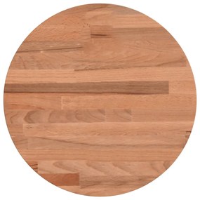 355934 vidaXL Плот за маса Ø30x2,5 см кръгъл масивен бук
