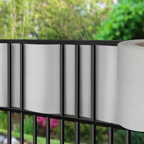 Светлосива лента за ограда 19 cm x 35 m - 1 бр.