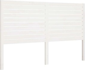 819031 vidaXL Горна табла за легло, бяла, 166x4x100 см, бор масив