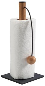 Антрацитна стойка за кухненска хартия ø 13 cm Hippo – LIND DNA