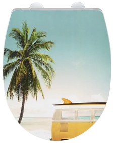 Тоалетна чиния с автоматично затваряне 36,5 x 45 см Corbara – Wenko