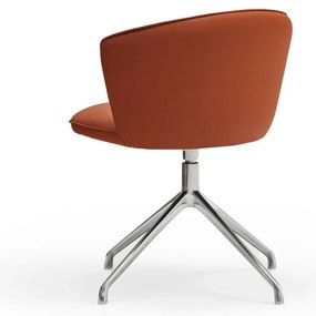 Оранжеви тапицирани трапезни столове в комплект 2 бр. Add – Teulat