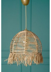 Светлокафяво висящо осветително тяло ø 30 cm – Opviq lights